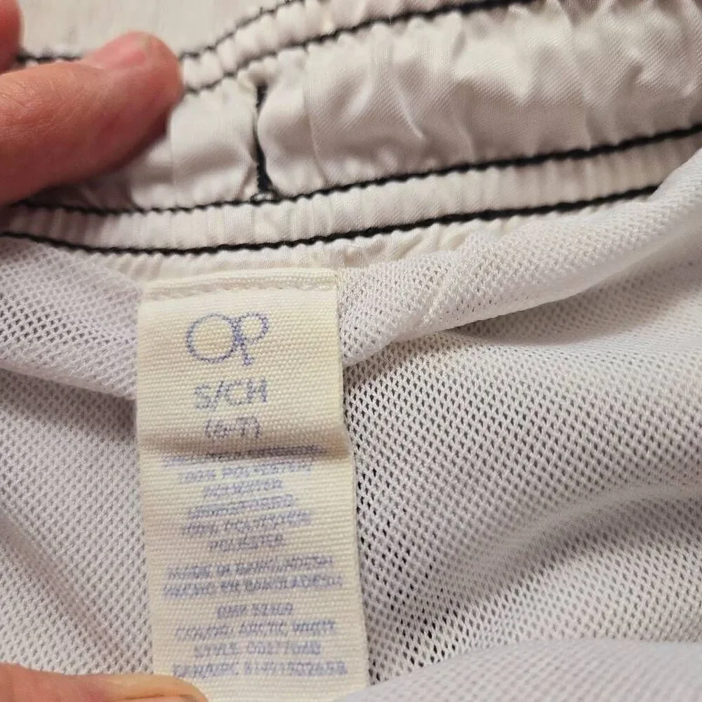OP shark swim trunks S